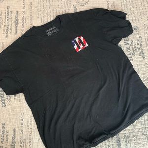 Hoonigan 2XL American Flag Kill All tires tee